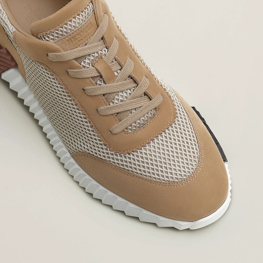 BASKETS UNISEXES BNCG - BEIGE/BRAUN/WEISS