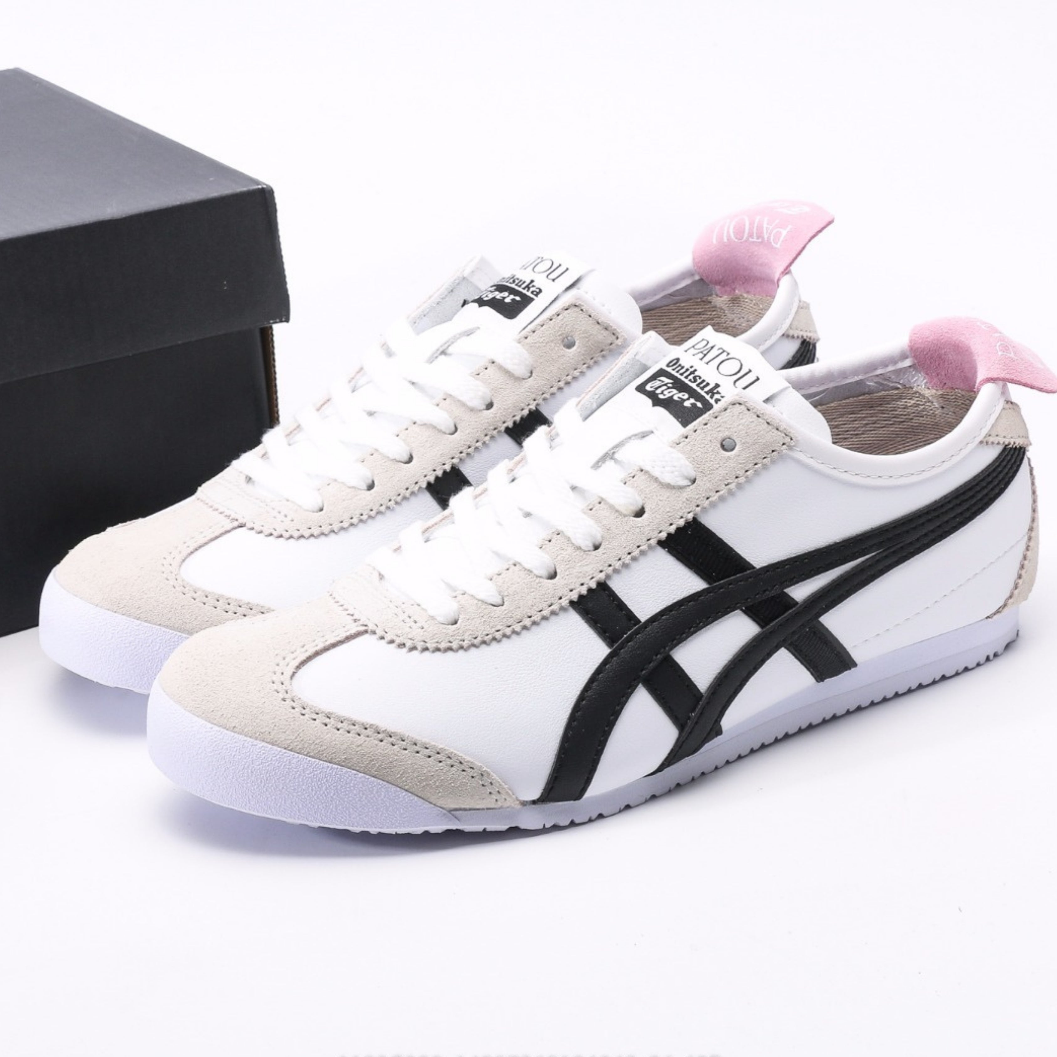 Onitsuka Tiger x Patou Mexico 66 "White Black Pink"