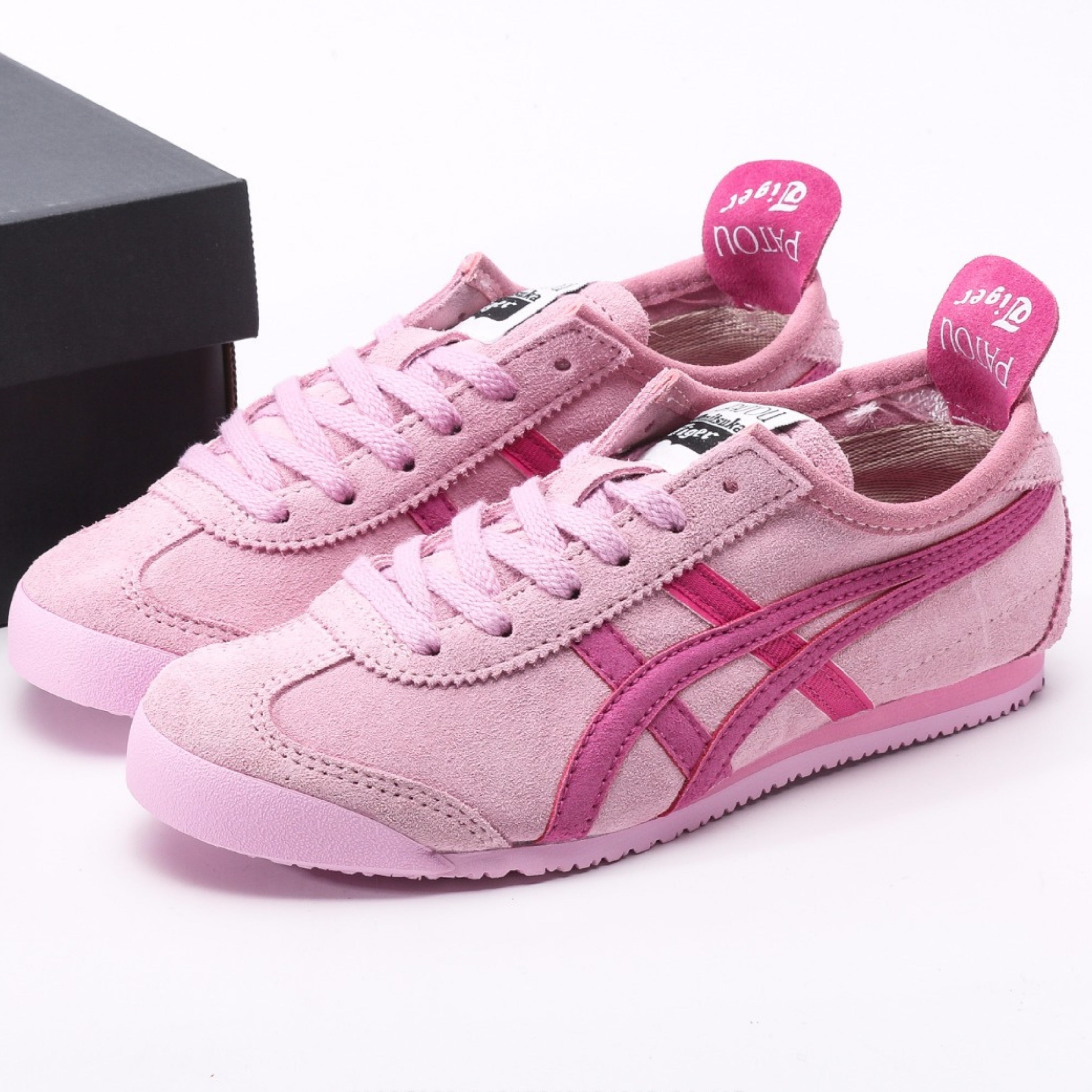 Onitsuka Tiger x PATOU Mexico 66 "Cotton Candy/Bright Rose" sneakers