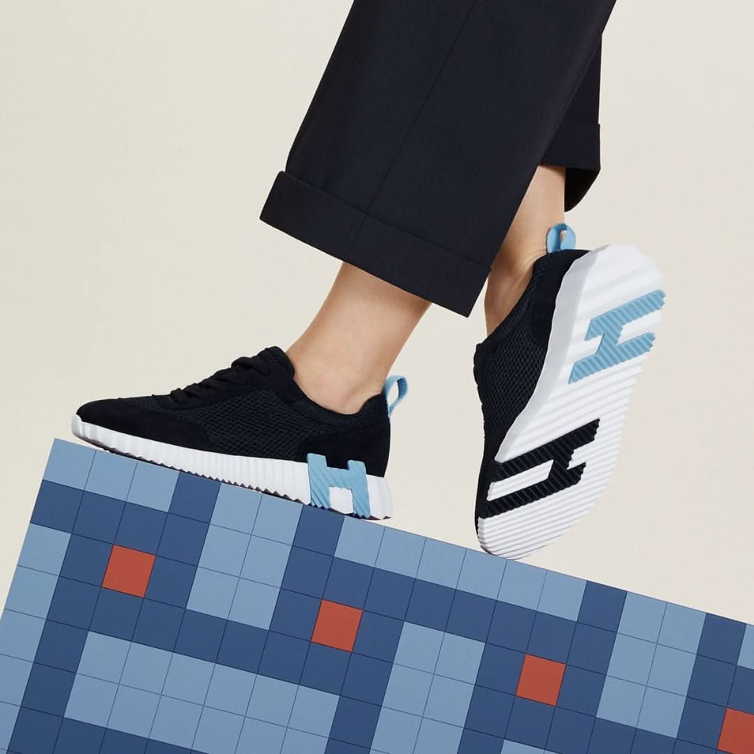 BASKETS UNISEXES BNCG - Noir/Blanc/Bleu