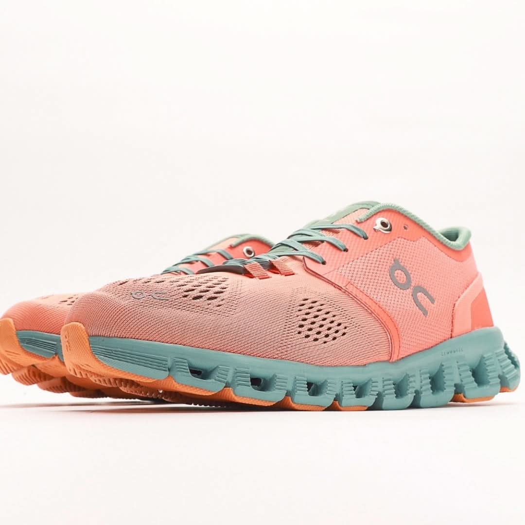 On Running Mens Cloud X Textile Synthetic Orange