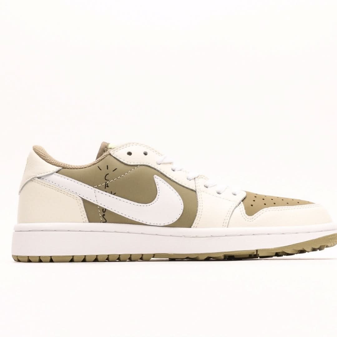 Nike Air Jordan 1 Retro Low Golf Travis Scott Neutral Olive