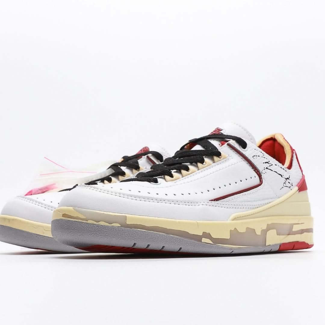 Nike Air Jordan 2 Retro Low SP Off-White White Red