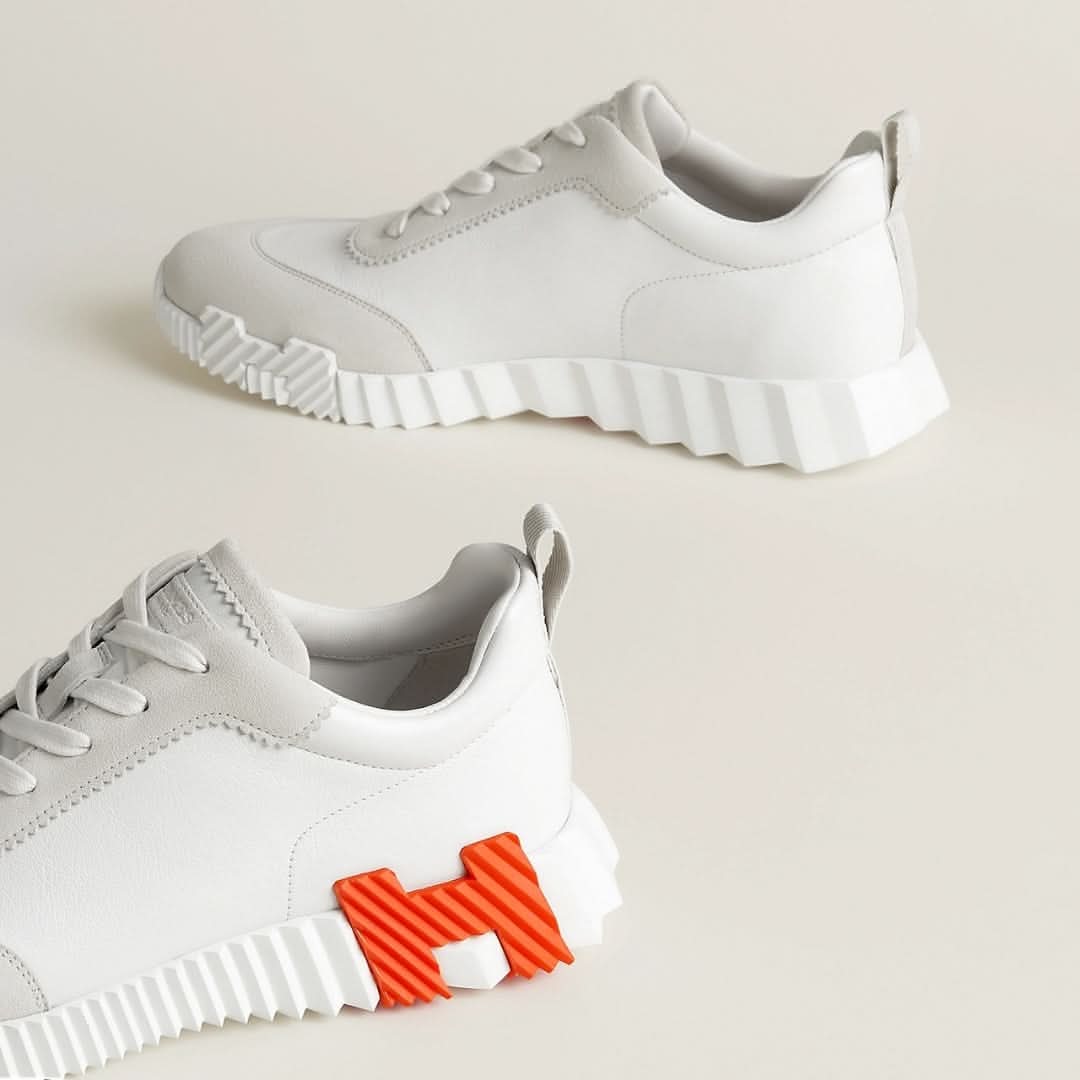 BASKETS UNISEXES BNCG - Blanc/Orange