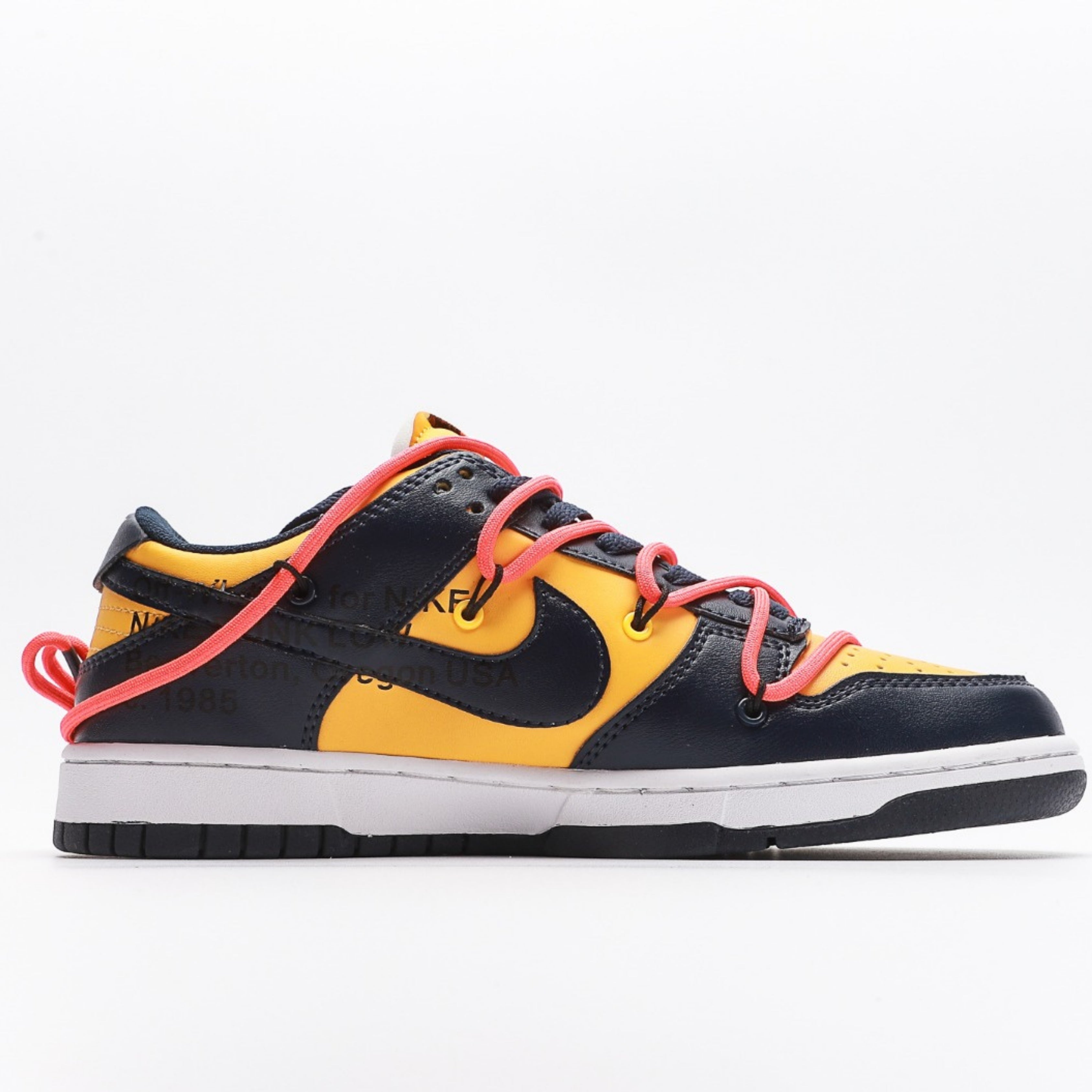 Nike Dunk Low Off-White University Gold Midnight Navy