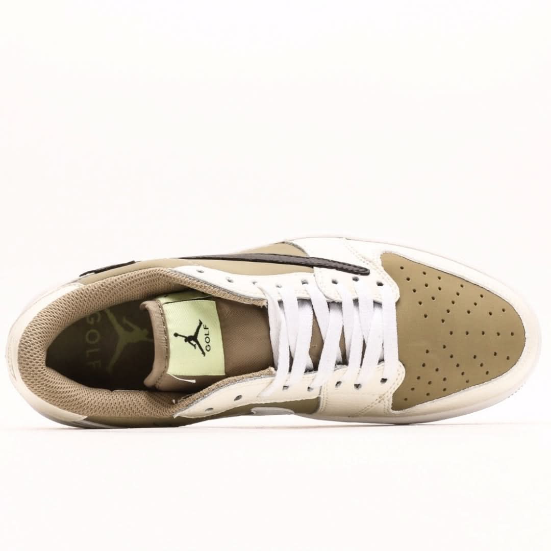 Nike Air Jordan 1 Retro Low Golf Travis Scott Neutral Olive