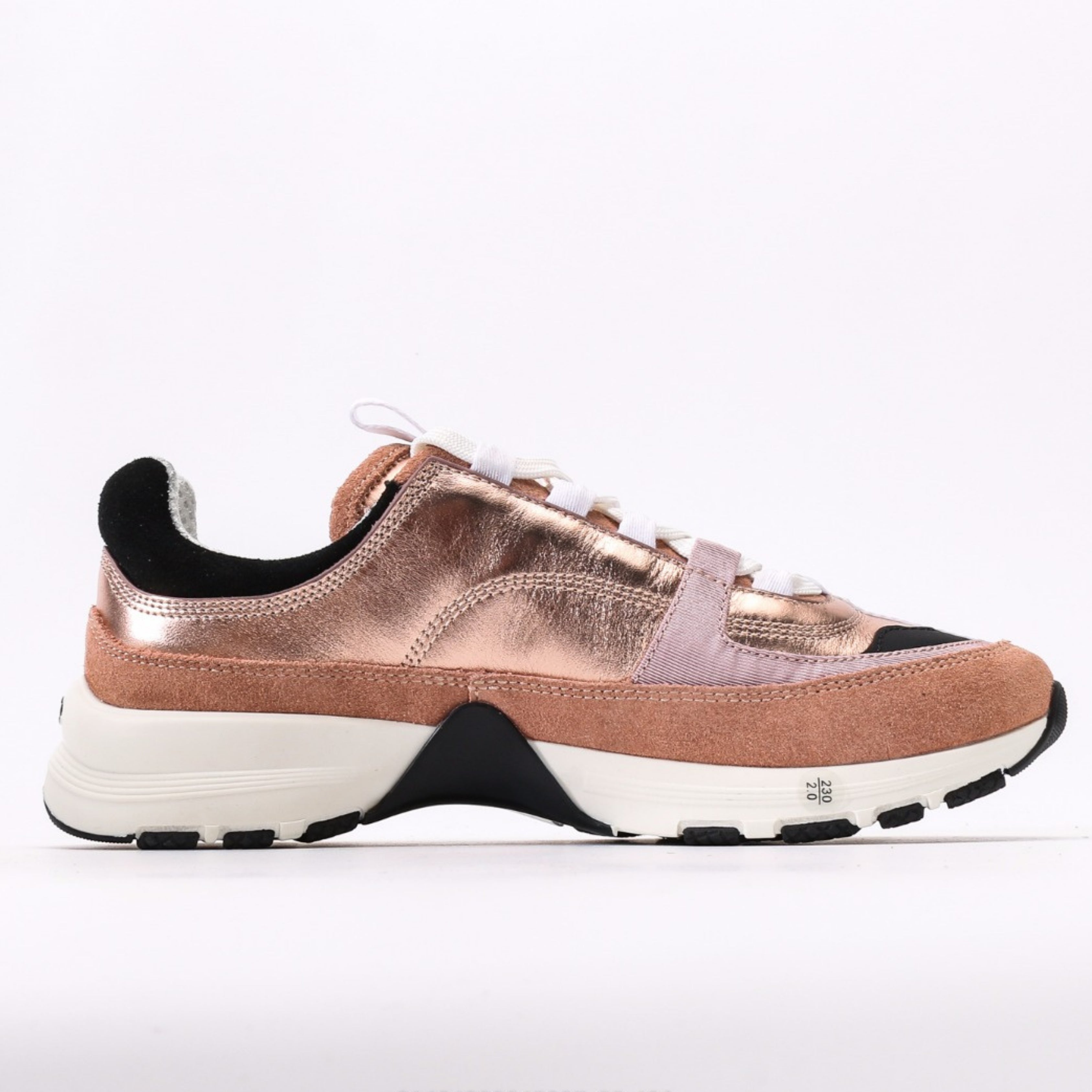Chanel Laminated Calfskin Suede Low 2025