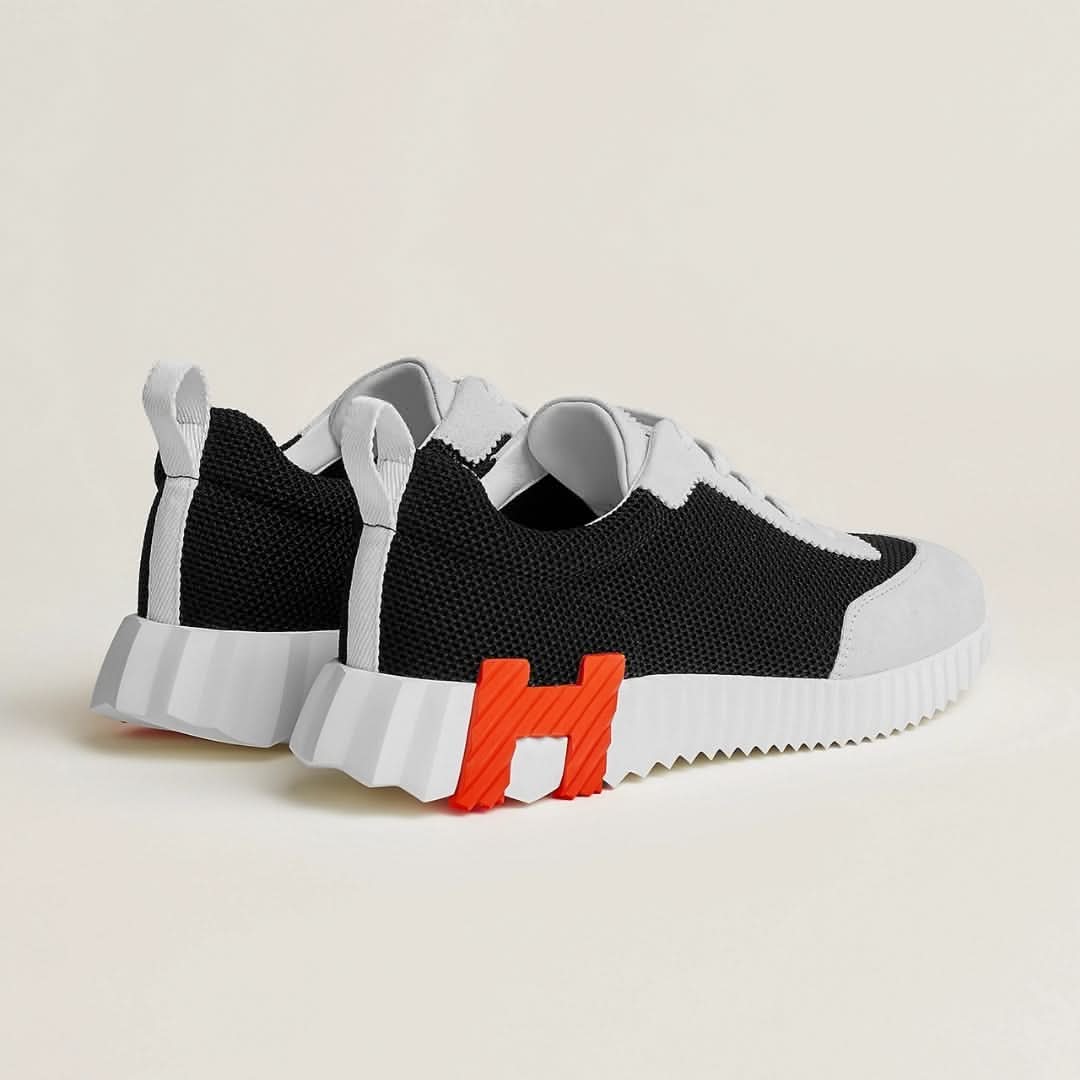 BASKETS UNISEXES BNCG - Blanc/Noir/Blanc/Orange
