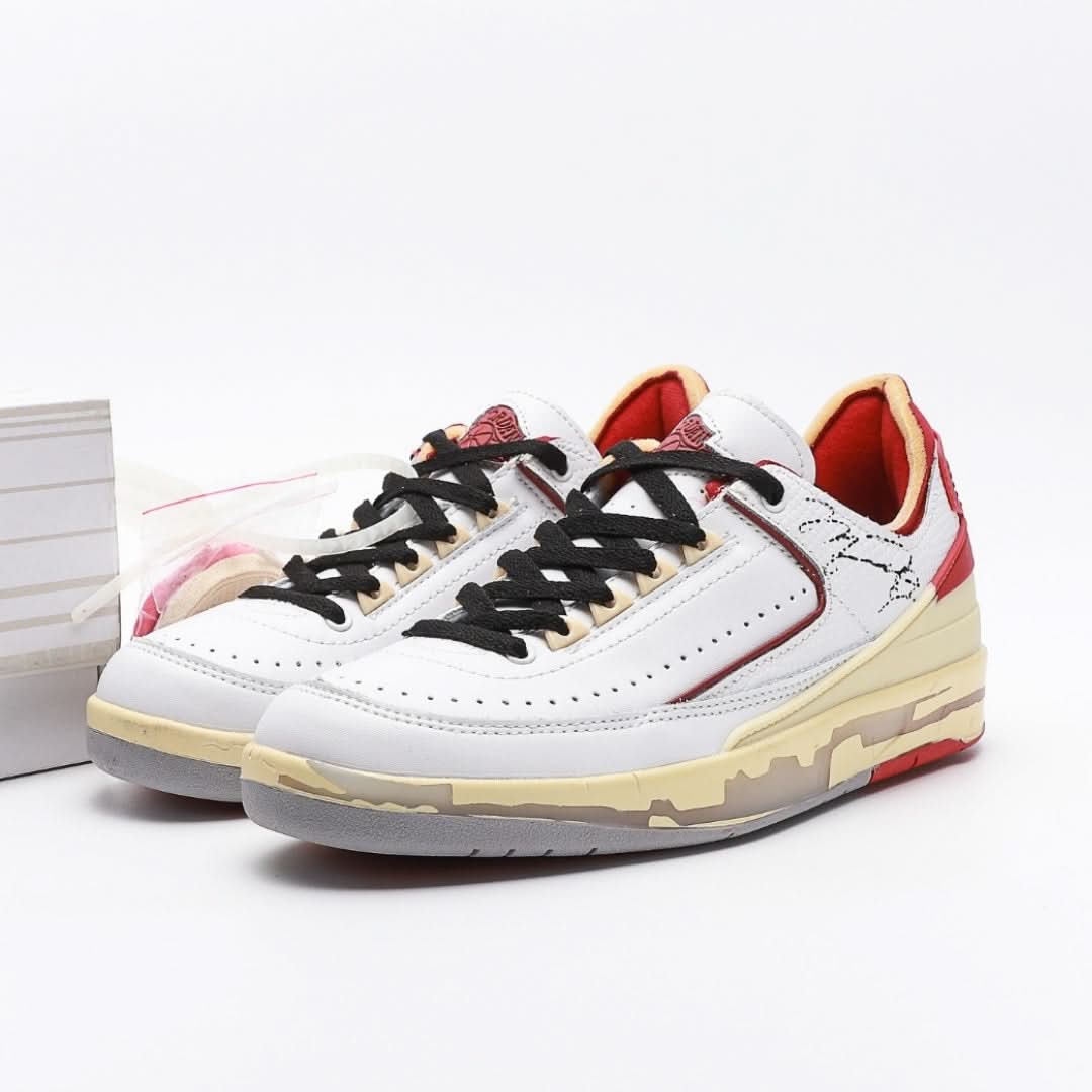 Nike Air Jordan 2 Retro Low SP Off-White White Red