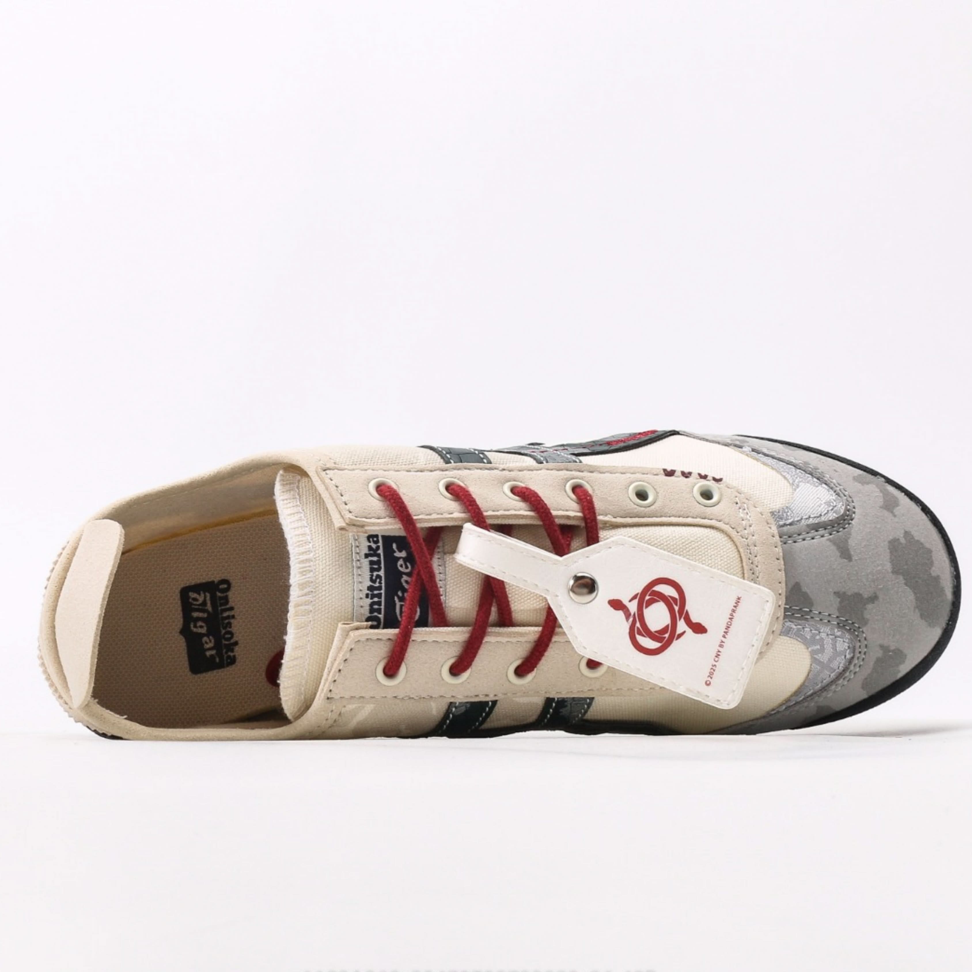 Onitsuka Tiger X Panda Prank Youth Trend – Beige & Black Winter 2024 Edition