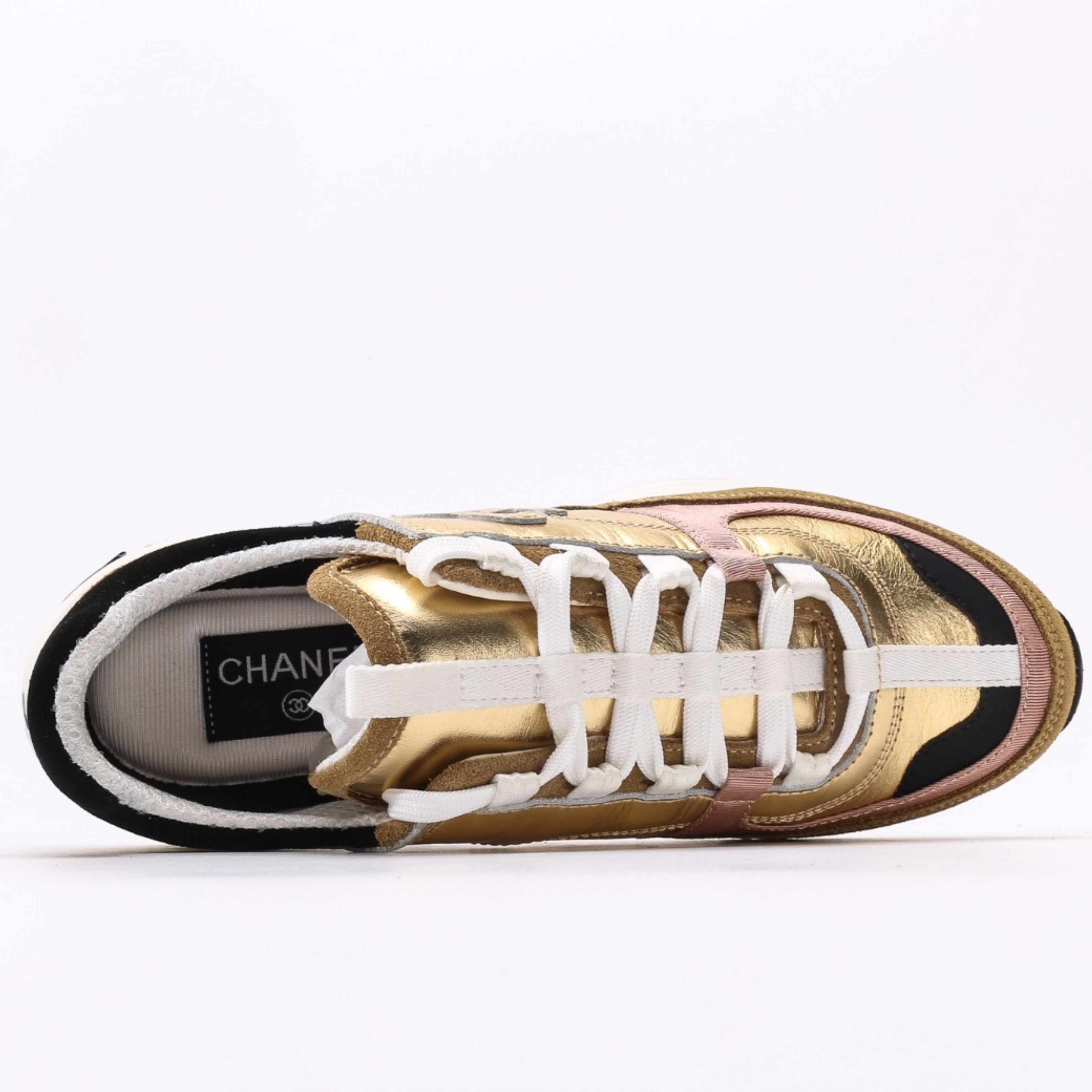 Chanel Laminated Calfskin Suede Low 2025