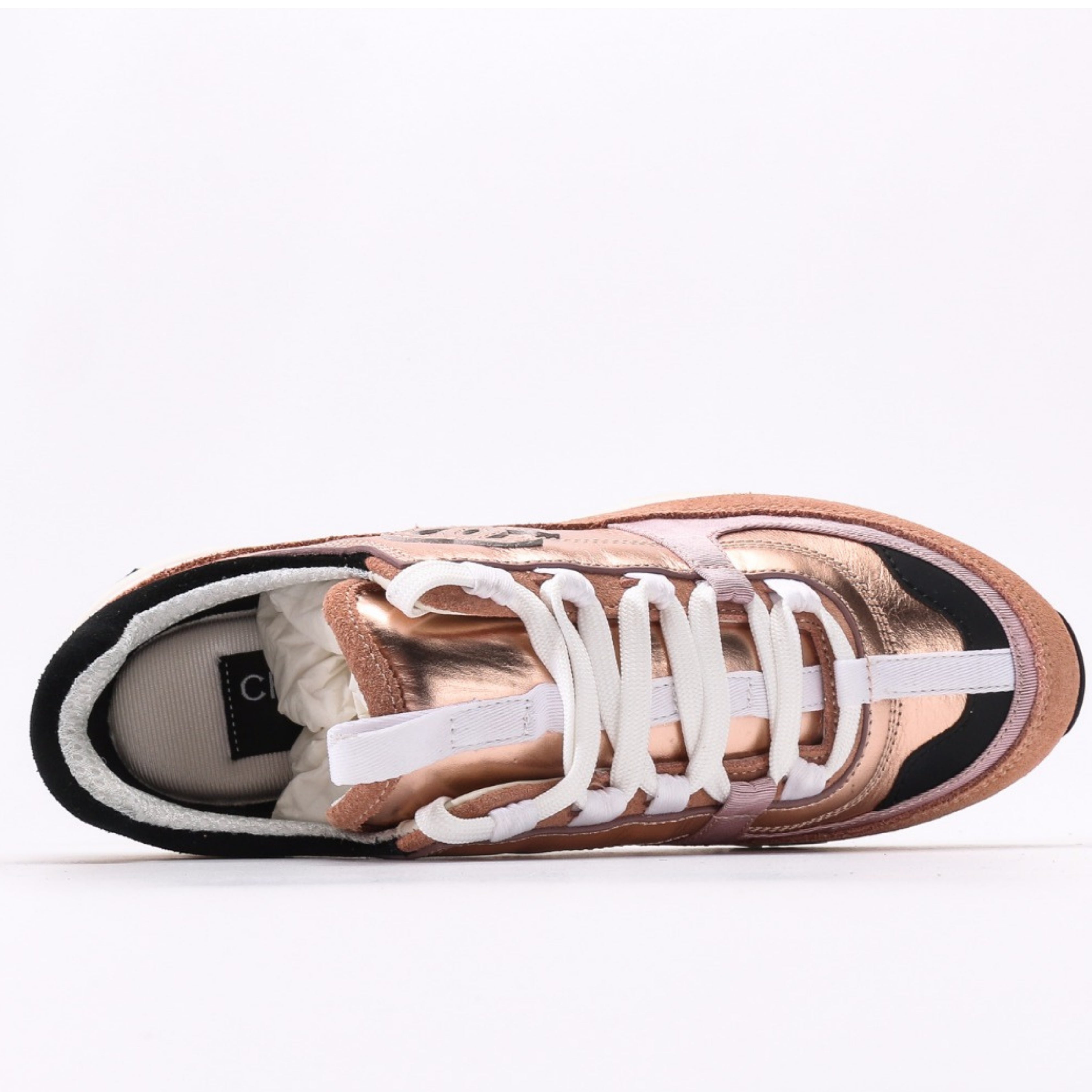 Chanel Laminated Calfskin Suede Low 2025