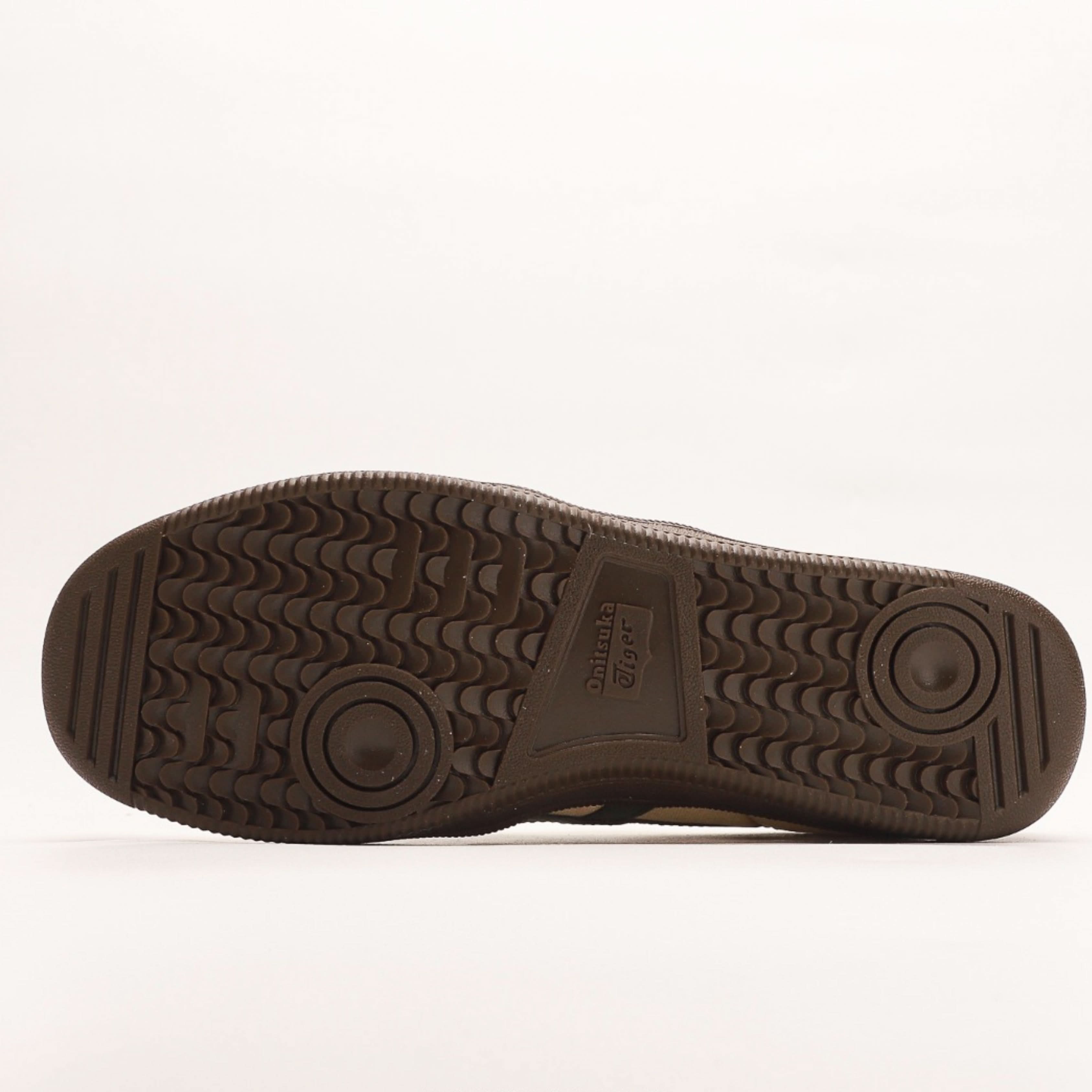 Onitsuka Tiger Tokuten Slip‑On – Beige/Brown/Green Suede Edition