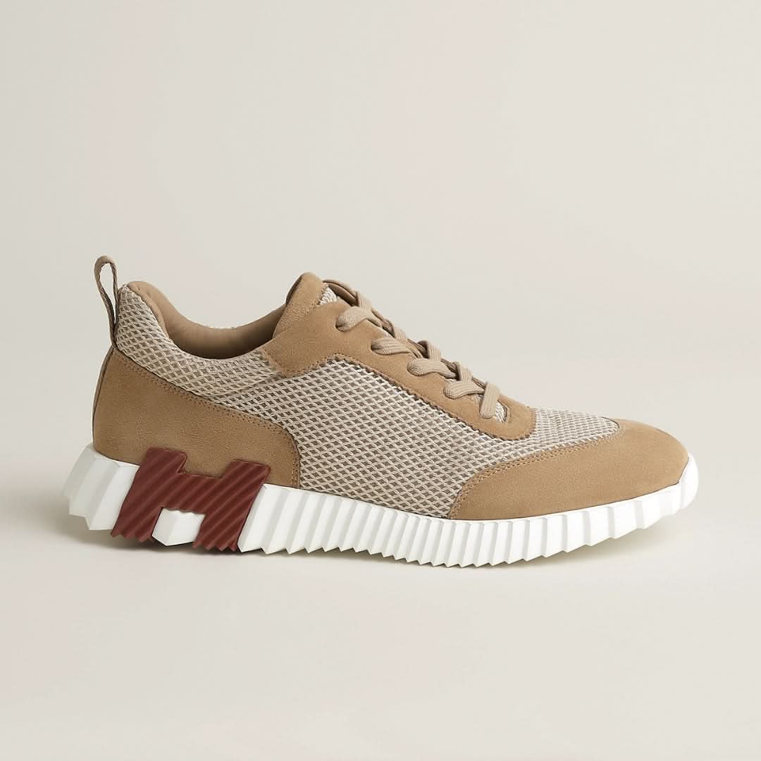BASKETS UNISEXES BNCG - BEIGE/BRAUN/WEISS