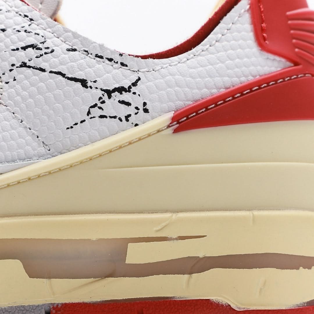 Nike Air Jordan 2 Retro Low SP Off-White White Red