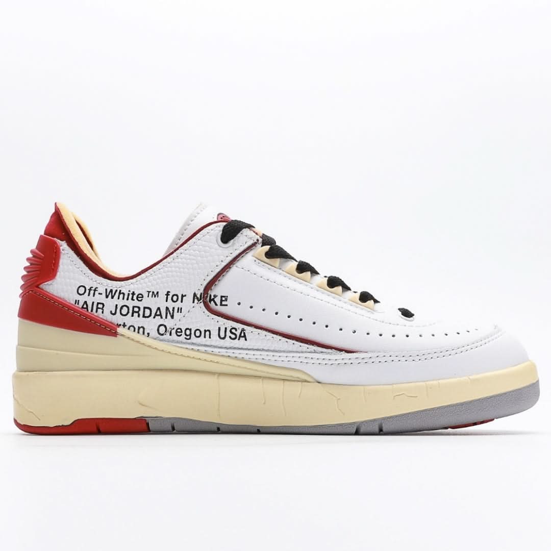 Nike Air Jordan 2 Retro Low SP Off-White White Red