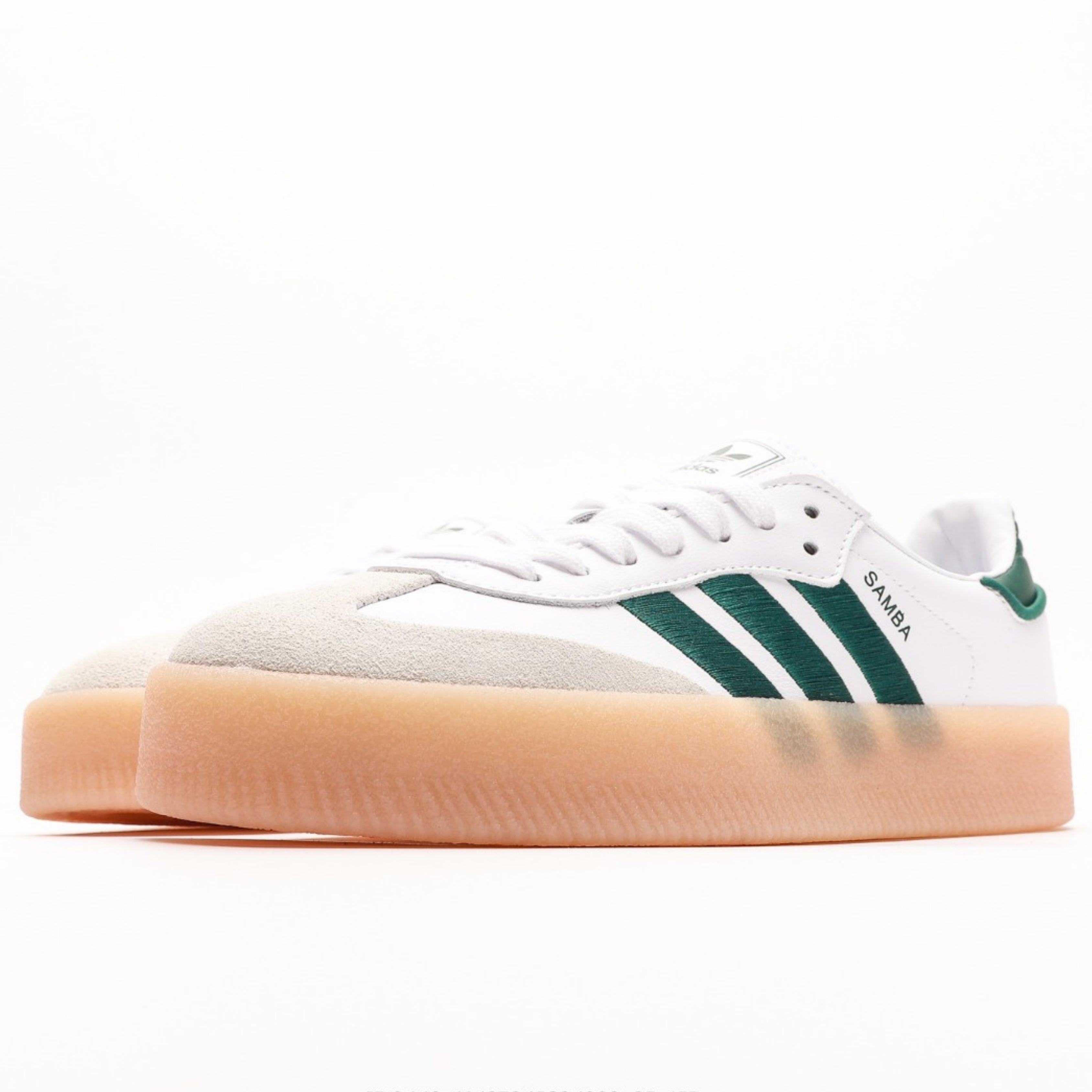 adidas Sambae White Collegiate Green Gum