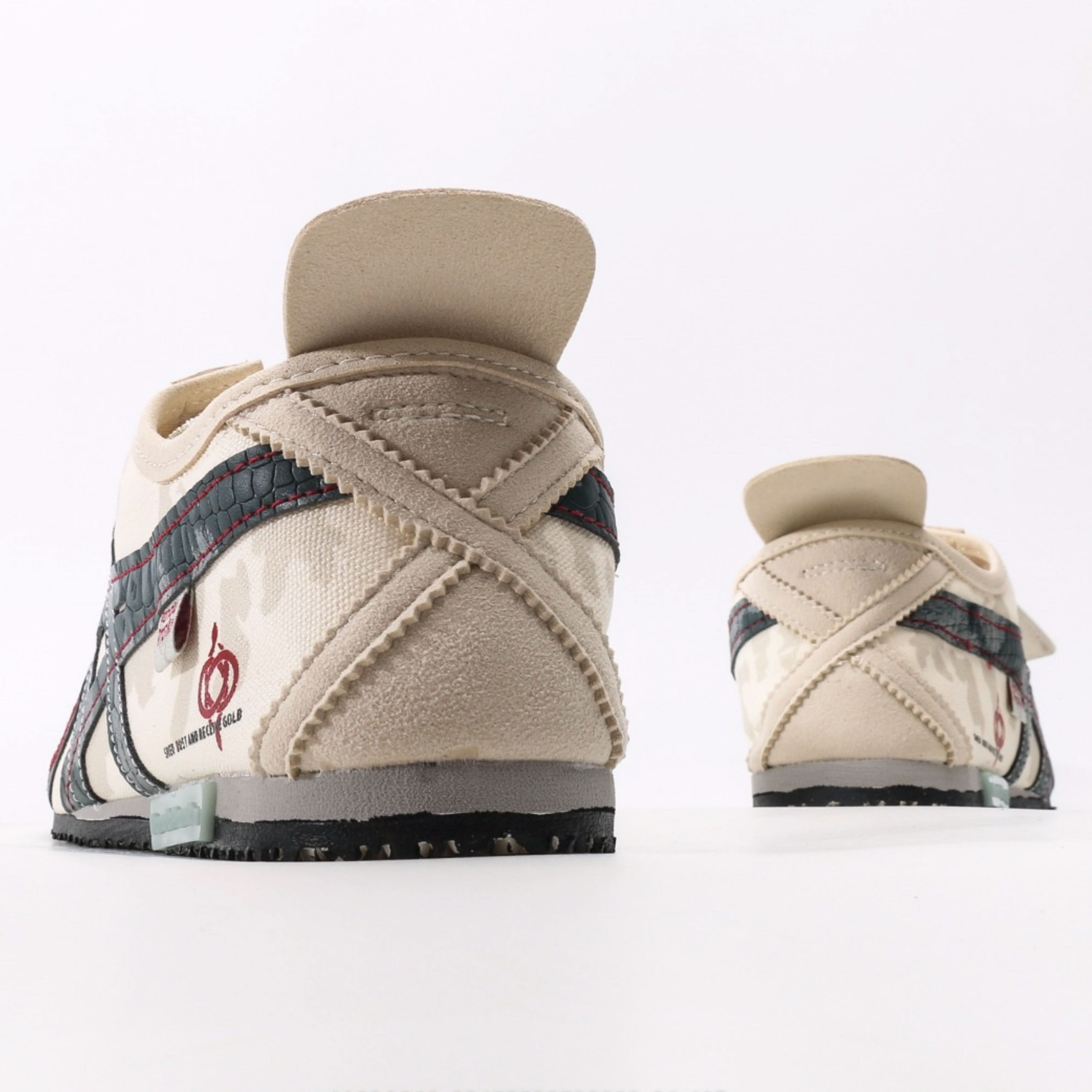 Onitsuka Tiger X Panda Prank Youth Trend – Beige & Black Winter 2024 Edition