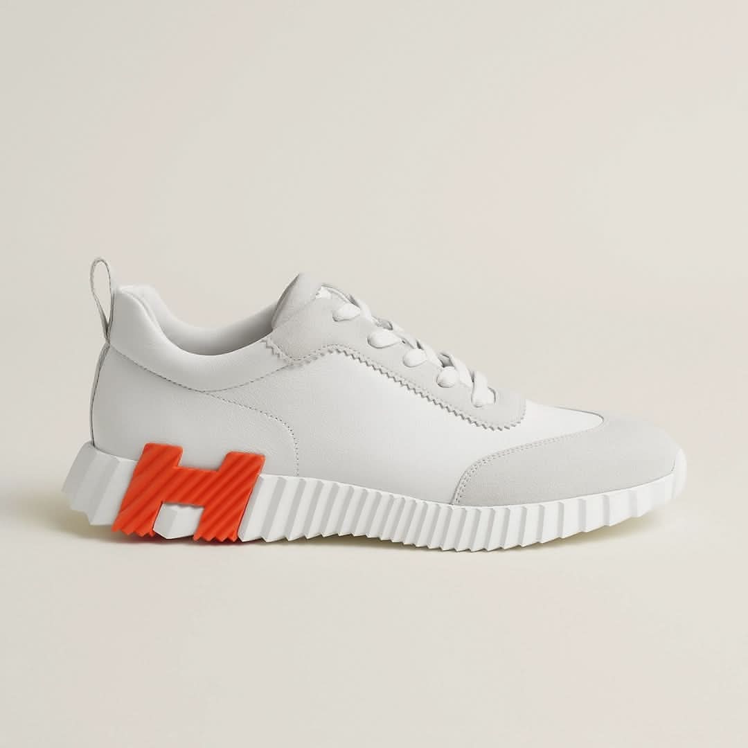 BASKETS UNISEXES BNCG - Blanc/Orange