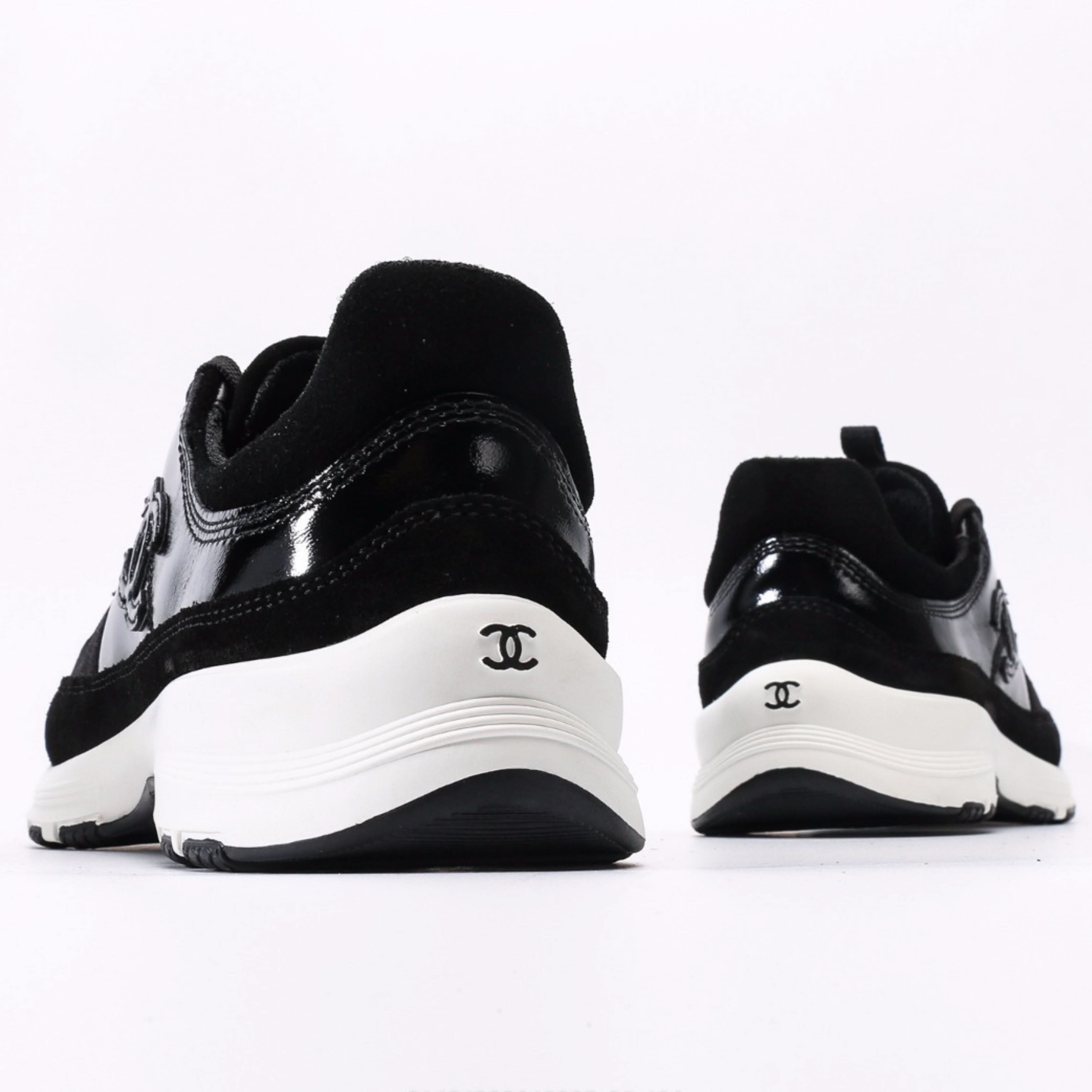 Chanel Laminated Calfskin Suede Low 2025