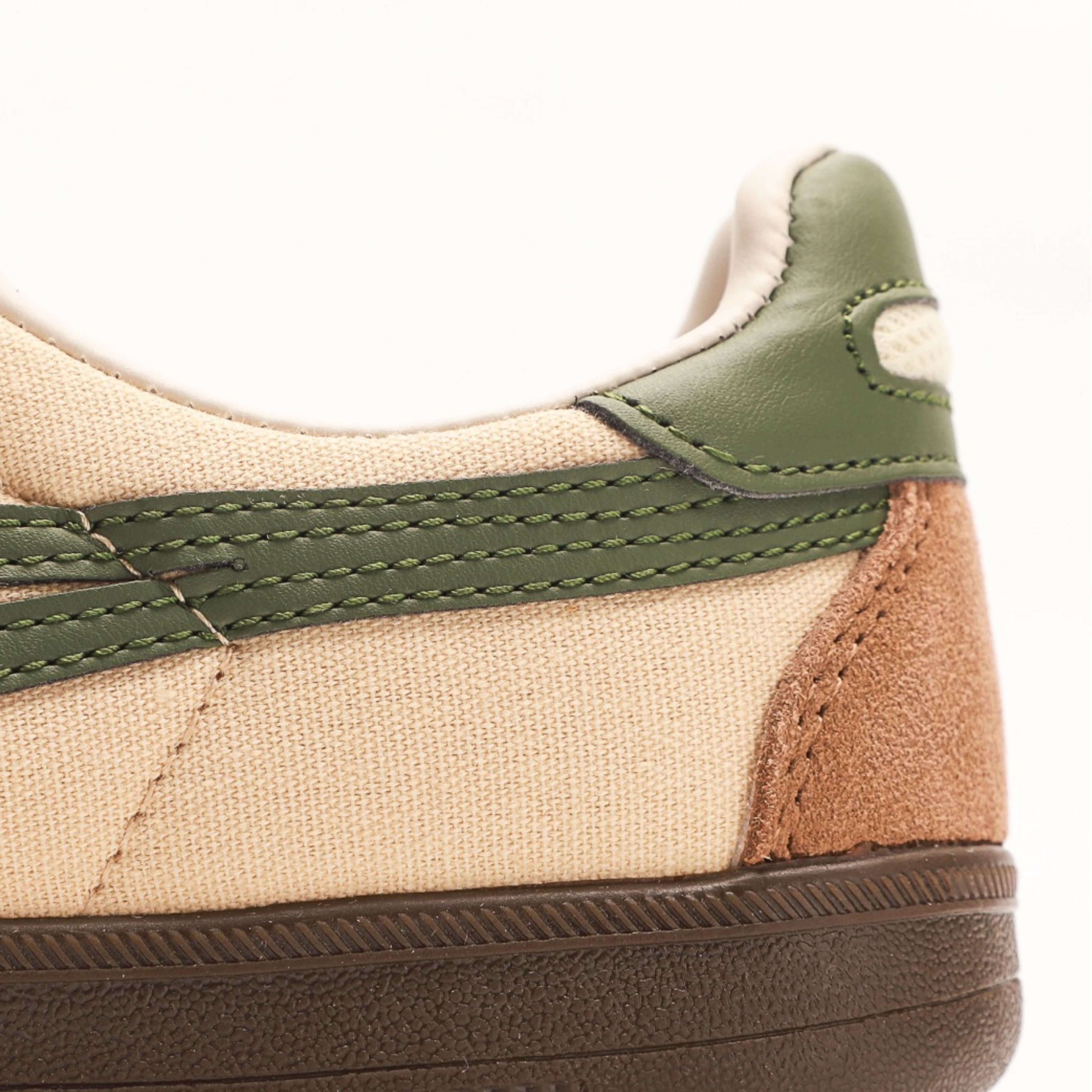 Onitsuka Tiger Tokuten Slip‑On – Beige/Brown/Green Suede Edition