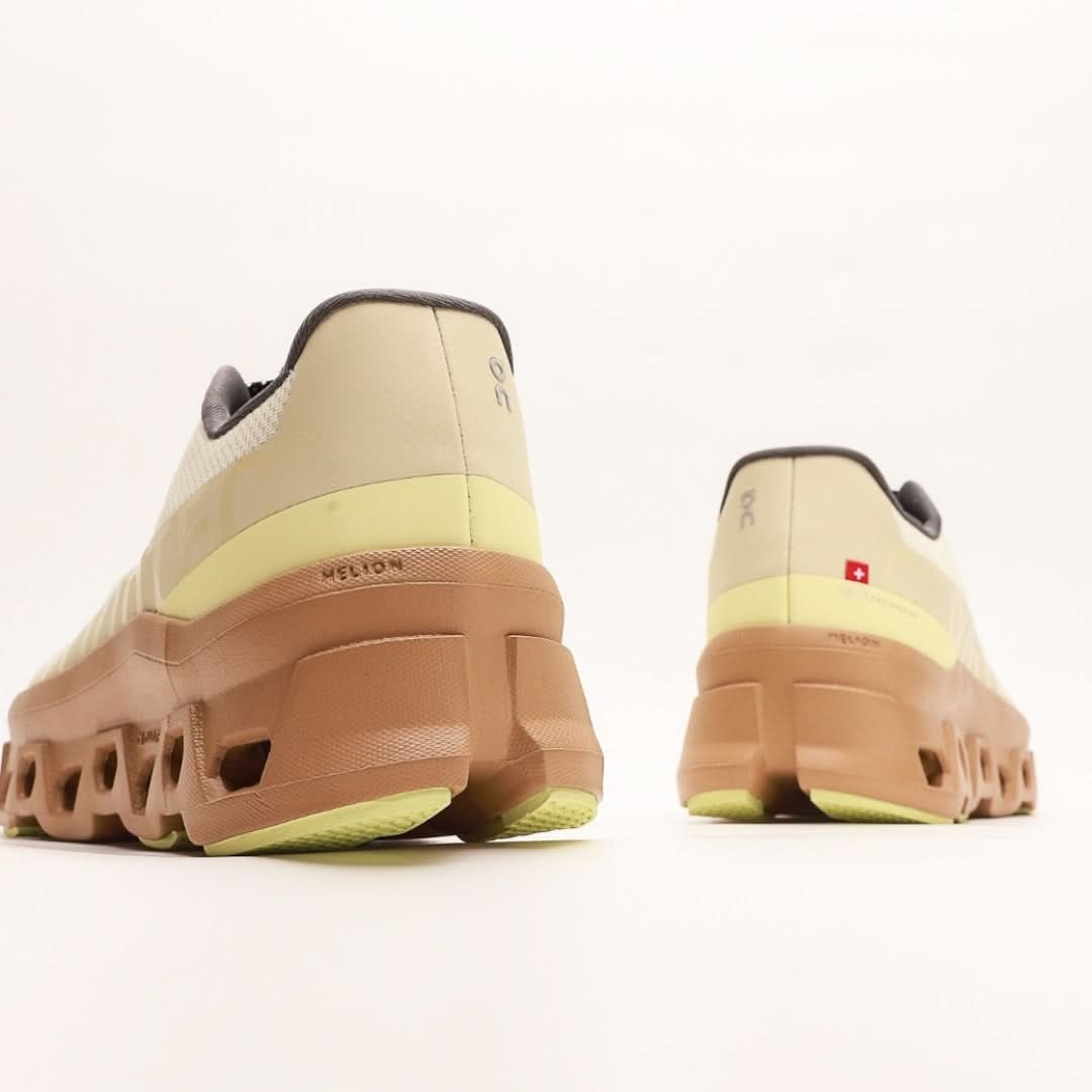 On Shoes Men's White Cloudmonster 'Cream Dune'