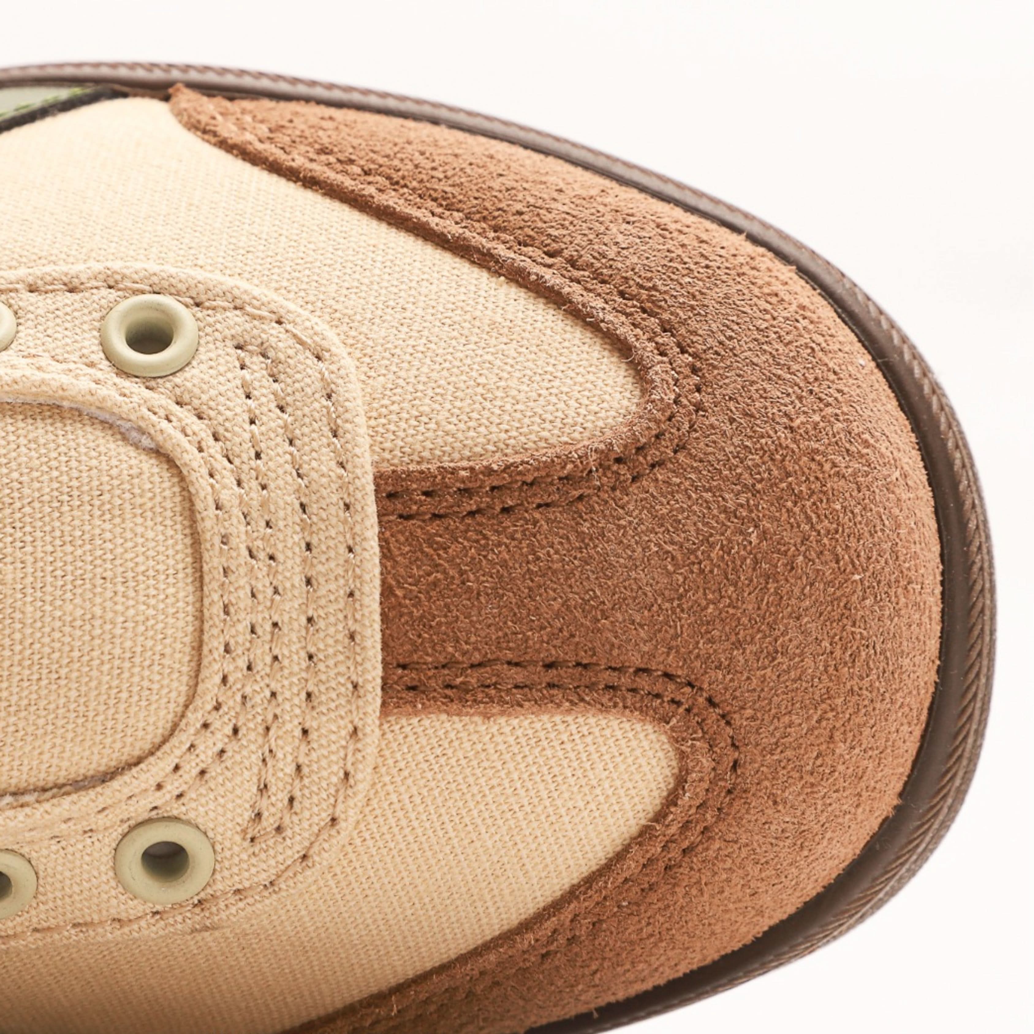 Onitsuka Tiger Tokuten Slip‑On – Beige/Brown/Green Suede Edition