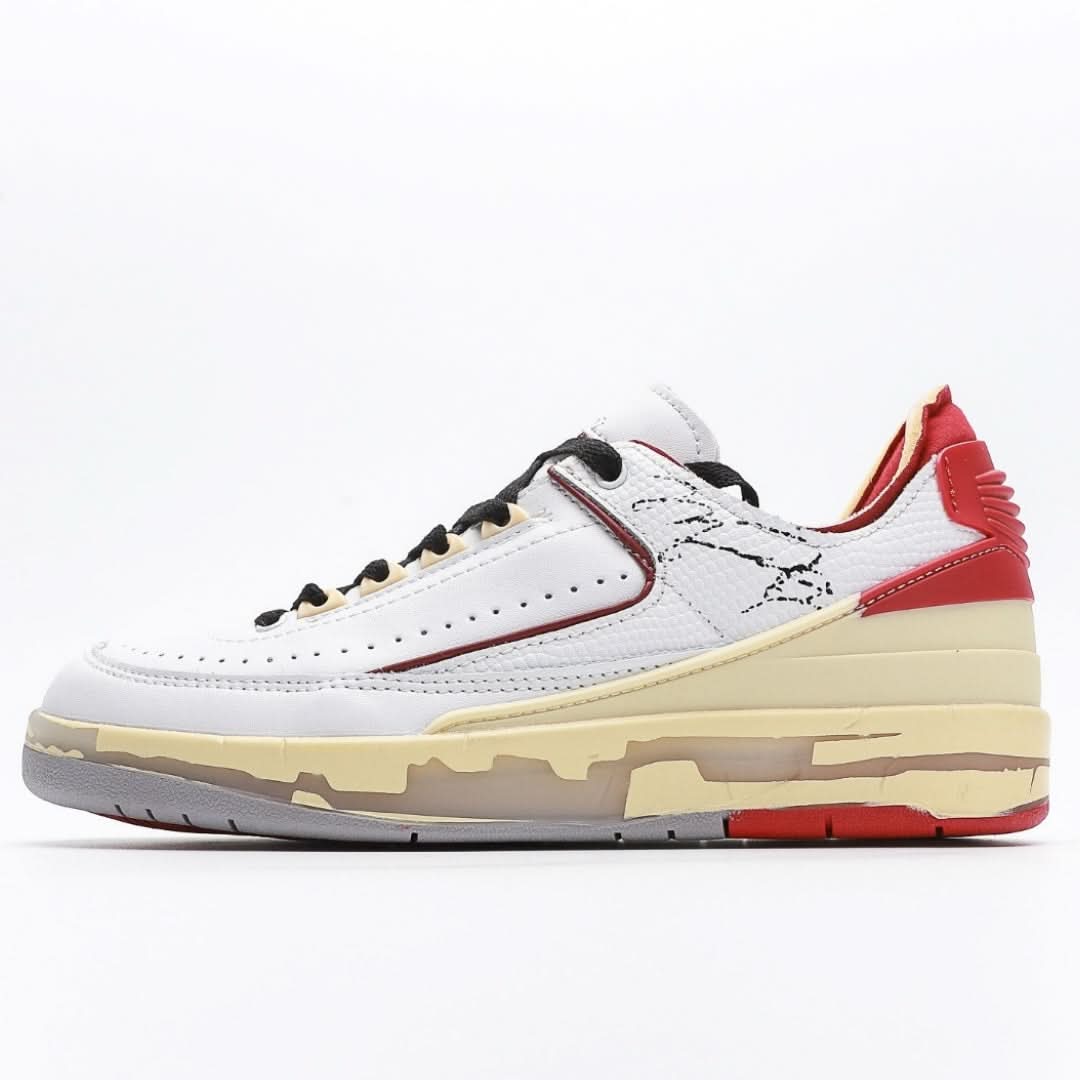 Nike Air Jordan 2 Retro Low SP Off-White White Red