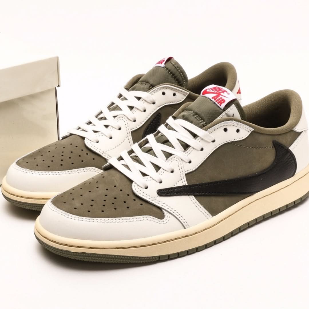 Nike Air Jordan 1 Retro Low OG SP Travis Scott Medium Olive