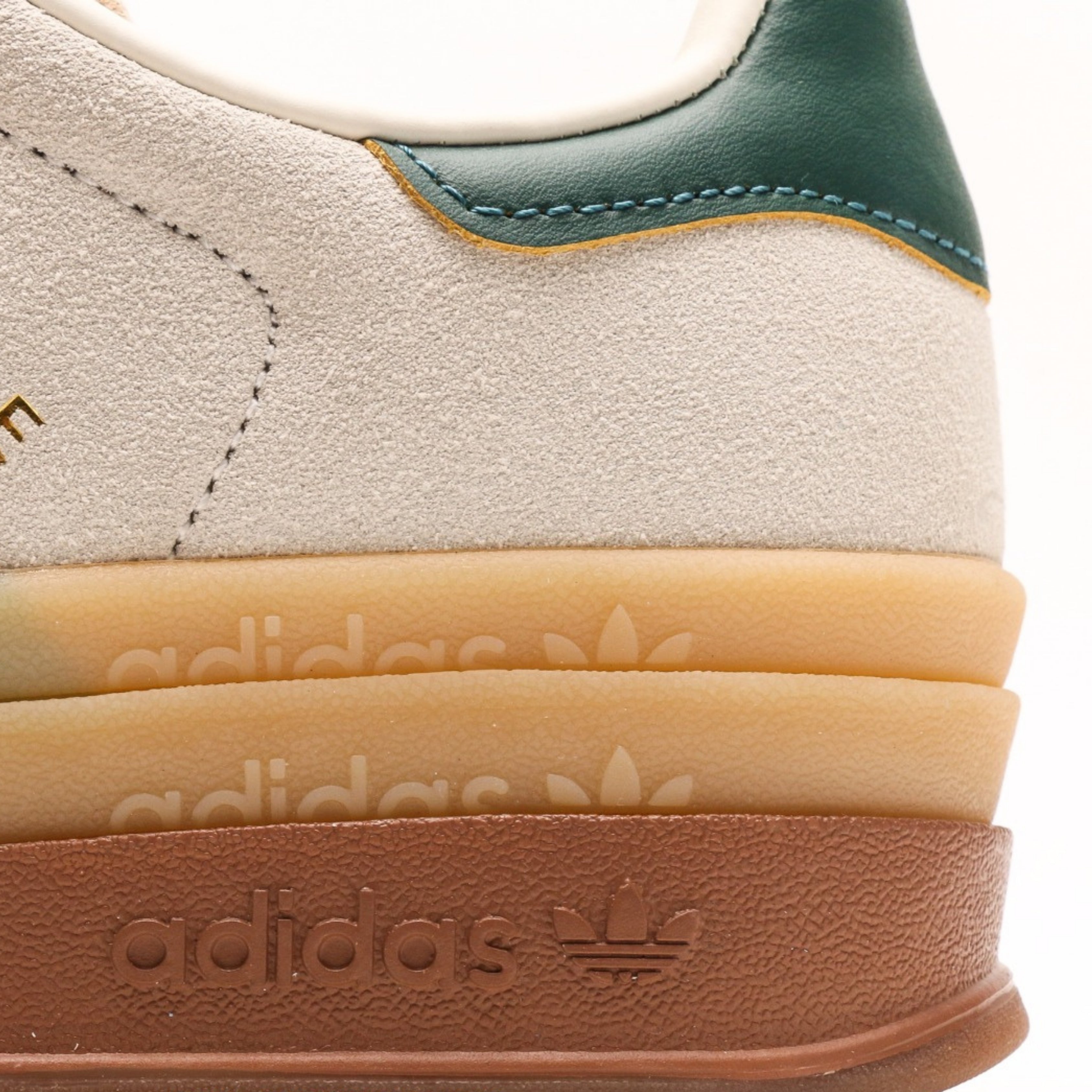 adidas Gazelle Bold Magic Beige Collegiate Green